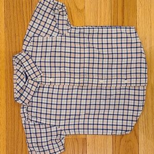 Gymboree Plaid Button Down Shirt; size 2T